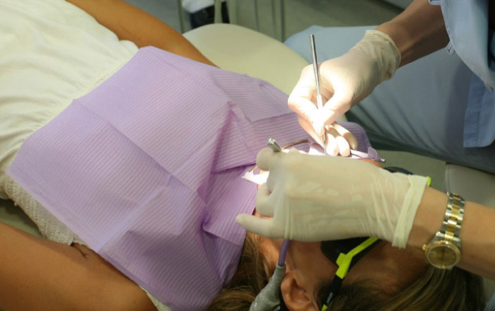 dental surgery with IV sedation